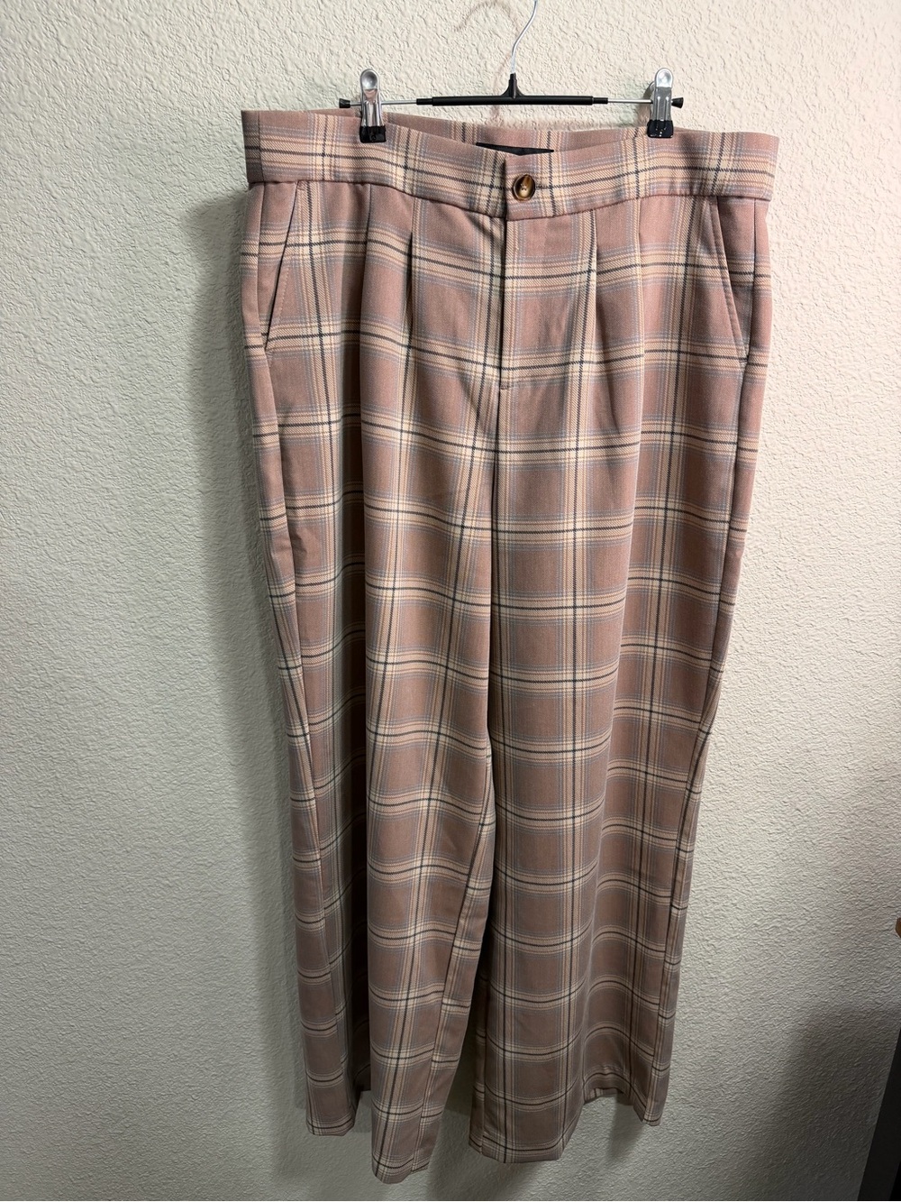 torrid Pink Plaid Chinos